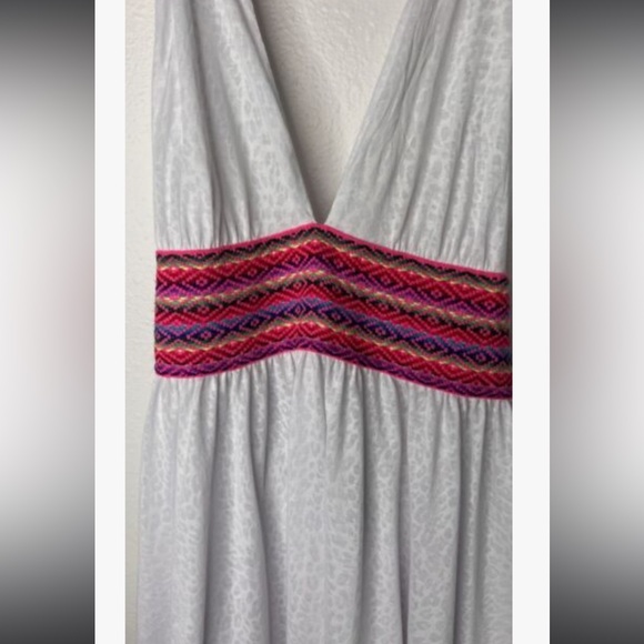EUC Revolve Pitusa mini halter embroidered dress made in Peru size M - Picture 3 of 7